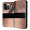 Rose Gold and Black Marble iPhone 13 Pro Folio Case