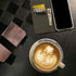 Rose Gold and Black Marble iPhone 14 Pro Folio Case