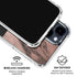 Rose Gold and Black Marble iPhone 15 Clear Case