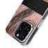 Rose Gold and Black Marble iPhone 16 Pro MagSafe Case