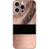 Rose Gold and Black Marble iPhone 16 Pro Max Skin