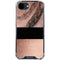 Rose Gold and Black Marble iPhone 16e Clear Case