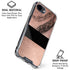 Rose Gold and Black Marble iPhone 16e Clear Case