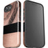 Rose Gold and Black Marble iPhone 16e Impact Case