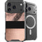 Rose Gold and Black Marble iPhone 18 Pro Max MagSafe Case