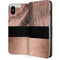 Rose Gold and Black Marble iPhone 8 Folio Case