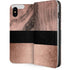 Rose Gold and Black Marble iPhone 8 Folio Case