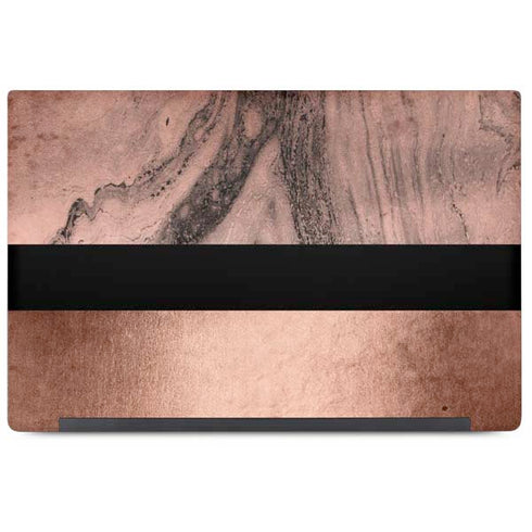 Rose Gold and Black Marble Dell Latitude Skin