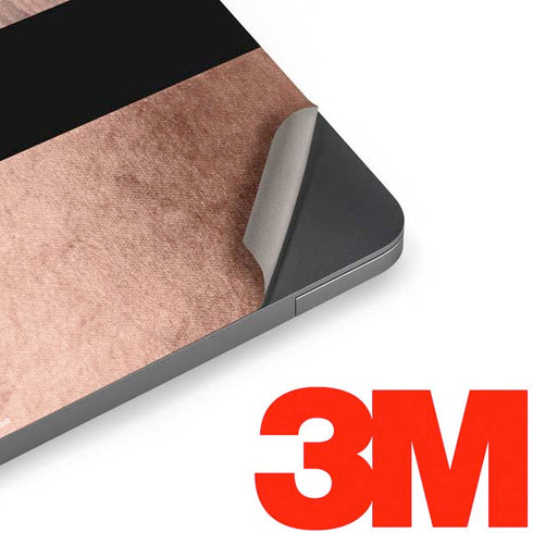 Rose Gold and Black Marble Apple MacBook Air Skin