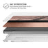 Rose Gold and Black Marble MacBook Pro 14in (2021-24) Case plus Skin