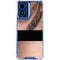 Rose Gold and Black Marble Moto G 5G (2024) Clear Case