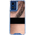 Rose Gold and Black Marble Moto G 5G (2024) Clear Case