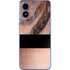 Rose Gold and Black Marble Moto G Play 4G (2024) Skin