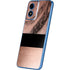 Rose Gold and Black Marble Moto G Play 4G (2024) Skin