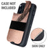 Rose Gold and Black Marble Otterbox Defender iPhone Skin