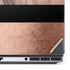 Rose Gold and Black Marble Dell Precision Skin