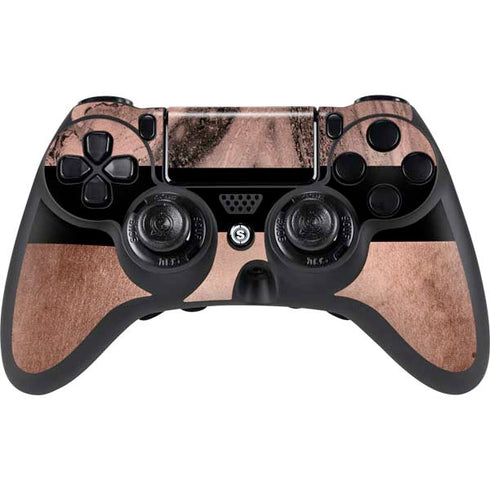 Rose Gold and Black Marble PlayStation PS4 Skins