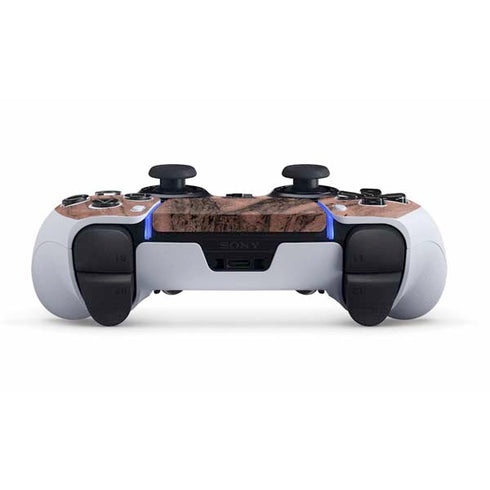 Rose Gold and Black Marble PS5 DualSense Edge Pro Controller Skin
