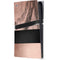 Rose Gold and Black Marble PS5 Pro Console Skin