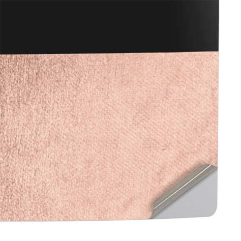 Rose Gold and Black Marble PS5 Pro Console Skin