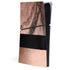 Rose Gold and Black Marble PS5 Slim Digital Edition Console Skin