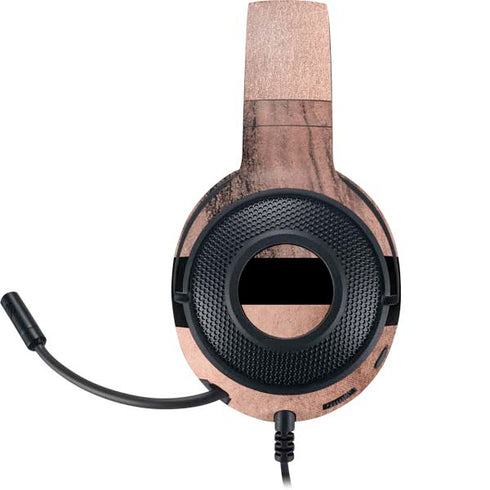 Rose Gold and Black Marble Razer Kraken X Skin