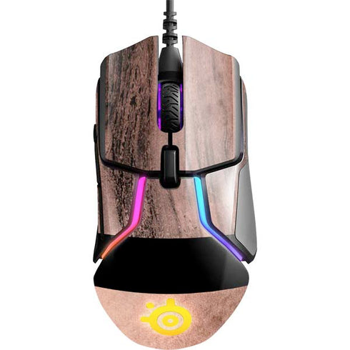 Rose Gold and Black Marble SteelSeries Rival 600 Gaming Mouse Skin