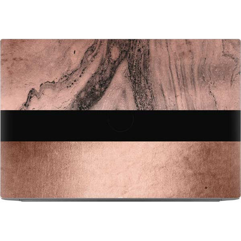 Rose Gold and Black Marble Dell XPS Skin