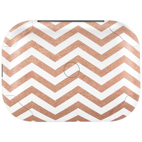 Rose Gold Chevron Amazon Echo Buds Skin