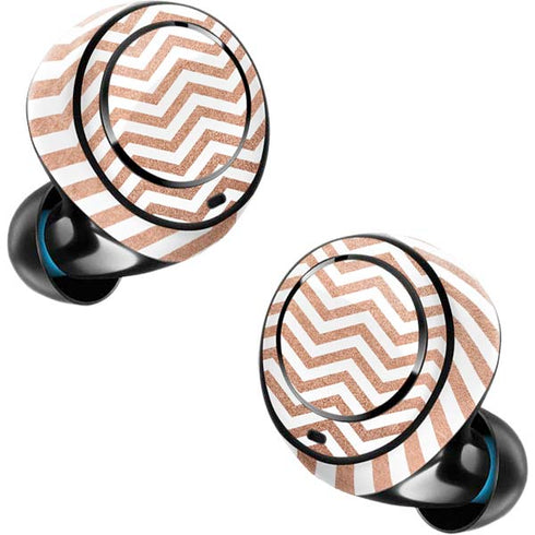 Rose Gold Chevron Amazon Echo Buds Skin
