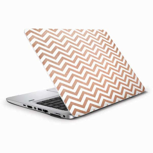 Rose Gold Chevron HP Elitebook Skin