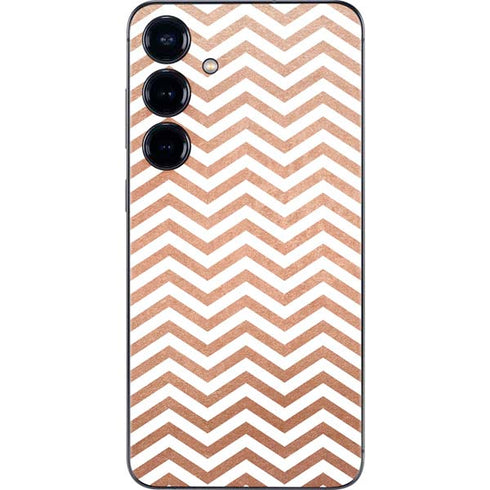 Rose Gold Chevron Galaxy A16 5G Skin