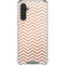 Rose Gold Chevron Galaxy A17 Clear Case