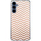 Rose Gold Chevron Galaxy A35 5G Clear Case
