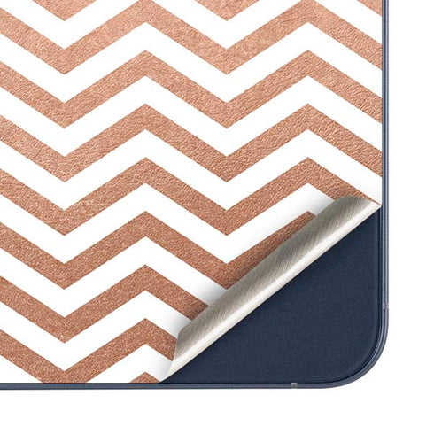 Rose Gold Chevron Galaxy A35 5G Skin