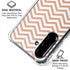 Rose Gold Chevron Galaxy A36 5G Clear Case