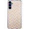 Rose Gold Chevron Galaxy A55 5G Clear Case