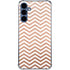 Rose Gold Chevron Galaxy A55 5G Clear Case