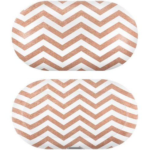 Rose Gold Chevron Galaxy Buds Plus Skin