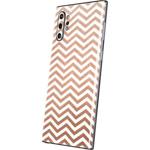 Rose Gold Chevron Galaxy Note 10 Plus Skin