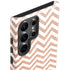 Rose Gold Chevron Galaxy S23 Ultra Pro Case