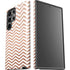 Rose Gold Chevron Galaxy S23 Ultra Pro Case