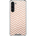 Rose Gold Chevron Galaxy S24 FE Clear Case
