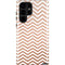 Rose Gold Chevron Galaxy S25 Ultra Impact Case