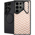 Rose Gold Chevron Galaxy S24 Ultra Kickstand Case