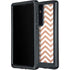 Rose Gold Chevron Galaxy S24 Ultra Waterproof Case
