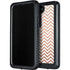 Rose Gold Chevron Galaxy S24 Waterproof Case