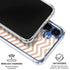 Rose Gold Chevron Galaxy S25 Clear Case