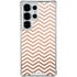 Rose Gold Chevron Galaxy S25 Ultra Clear Case