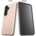 Rose Gold Chevron Galaxy S26 Impact Case